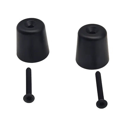 Stuurbalansgewichten / End-bars - Vespa GTS / GTV / Beverly - Matzwart / Glanszwart