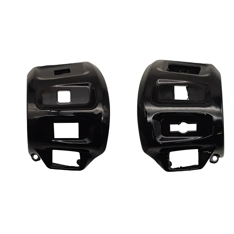 Stuurschakelaar Covers - Vespa GTS 125 ~ 300 - Euro5 Keyless - Glans Zwart / Mat Zwart