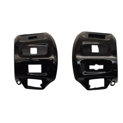 Stuurschakelaar Covers - Vespa GTS 125 ~ 300 - Euro5 Keyless - Glans Zwart / Mat Zwart
