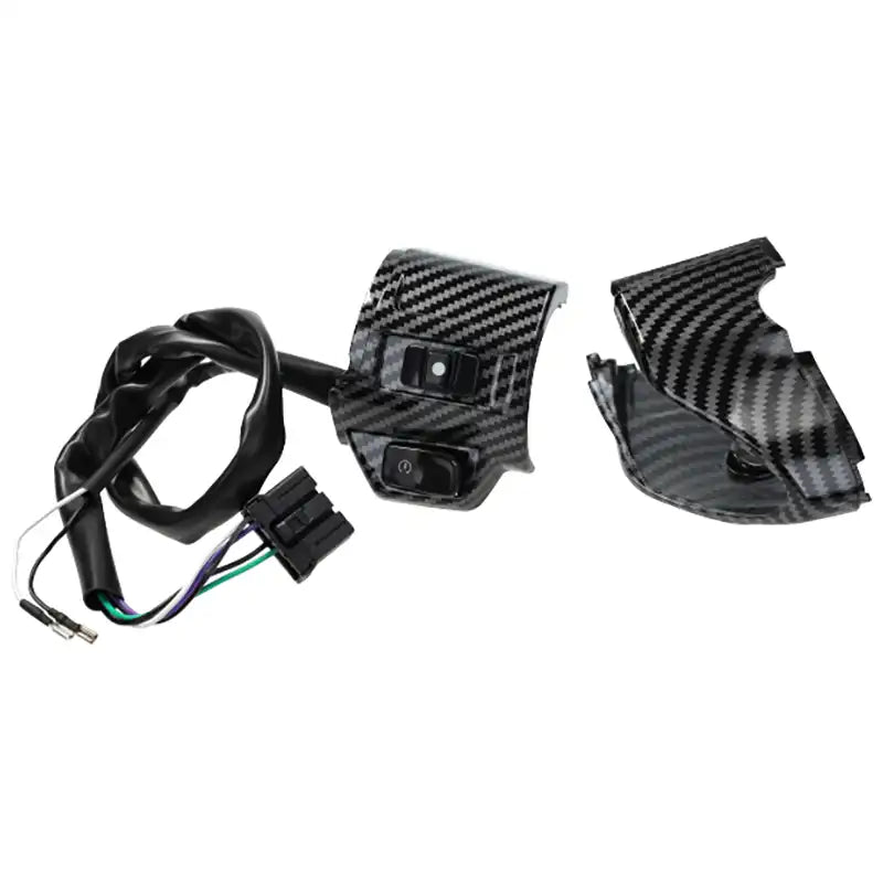 Lenkerschalter mit Kabelbaum – Vespa Sprint/Primavera – Rechts – Carbon