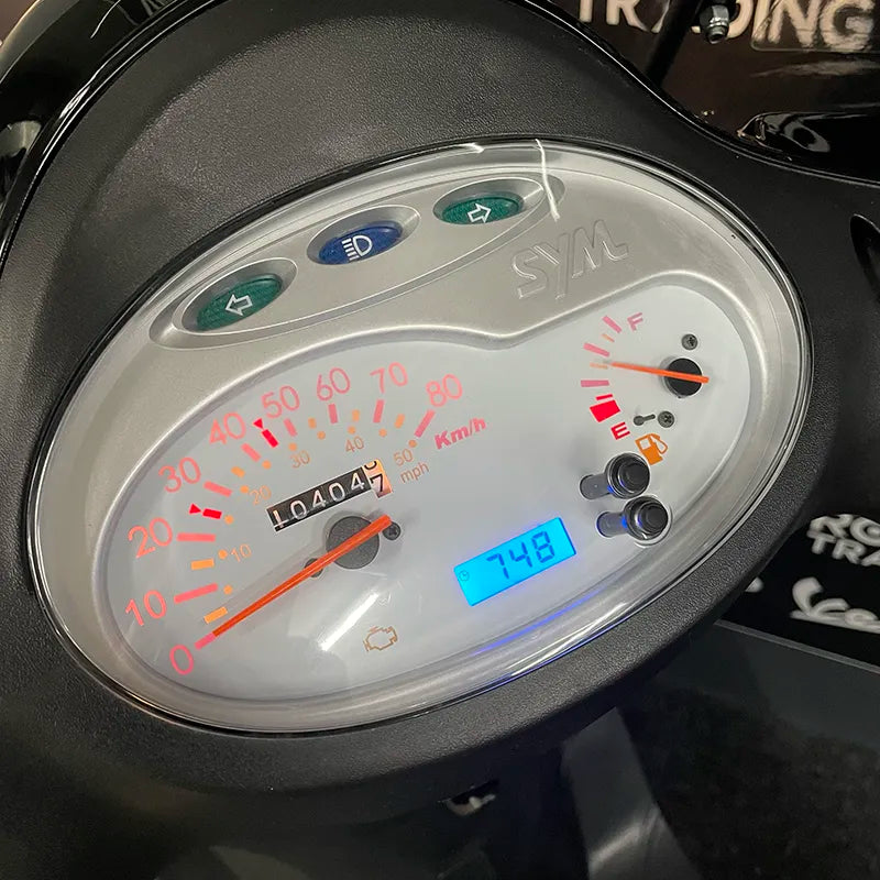 Sym Fiddle II - Snor - Euro4 - 2021 - 4T - Mat Zwart