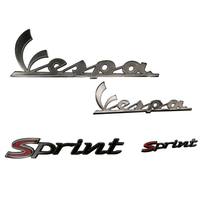 Vespa 4-piece Sticker Set / Vespa Sprint - Smoke