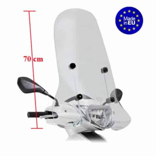 High Transparent Windshield for the Piaggo New Fly