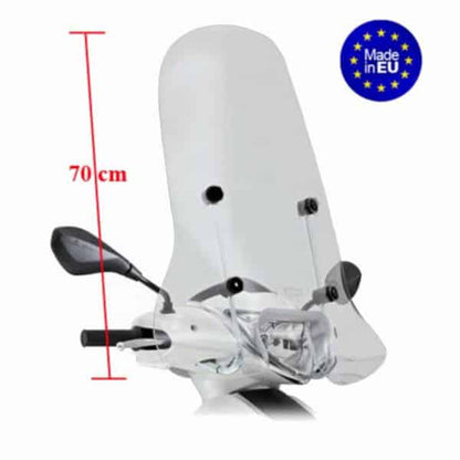 High Transparent Windshield for the Piaggo New Fly