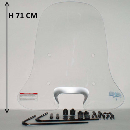 High Transparent Windshield for the Piaggo New Fly