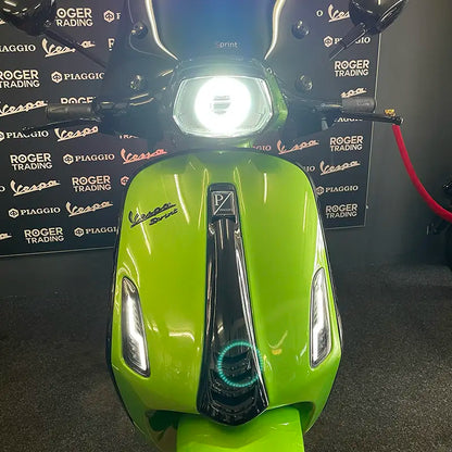 LED Angeleye Vespa Koplamp voor Sprint - Modellen t/m 2017 - Plug and Play - Complete Angel Eye Unit