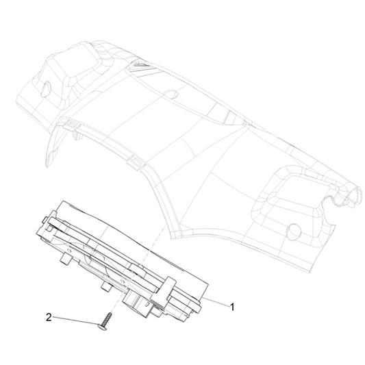 37. Vespa Sprint 50 IGET 4T 3V Euro5 - 45 km/h - Facelift 2024 - ZAPCD0103 - Parts Odometer