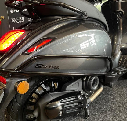 Vespa Sprint - 4T 3V Euro5 - Geel kenteken - Agaat Grijs - Full Options