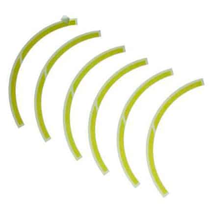 Vespa Velg Stickers - Sprint / Primavera / Elettrica - Groen / Geel / Blauw / Zwart - Voorwiel