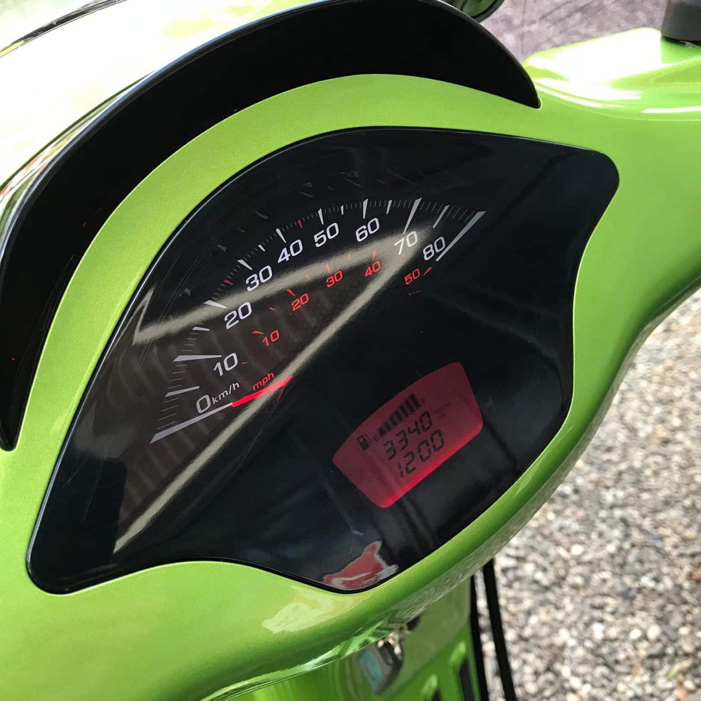 Tellerglas Smoke - Vespa Sprint / Primavera