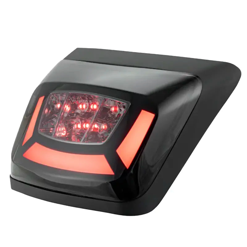 Zelioni LED Rear Light - Vespa GTS / GTV - Models from 2023 - Smoke / Black - Red / Chrome
