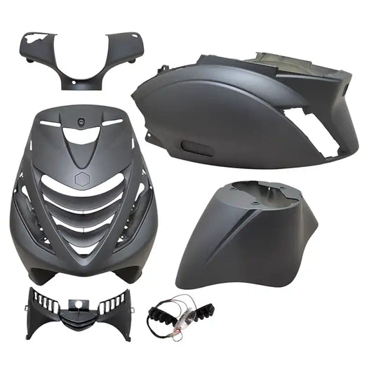 Kit carenature – Piaggio Zip – 6 pezzi – con musetto SP – Antracite