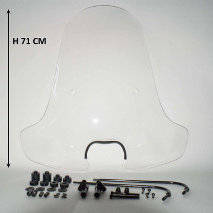 Hoog Transparant Windscherm voor Piaggio Zip