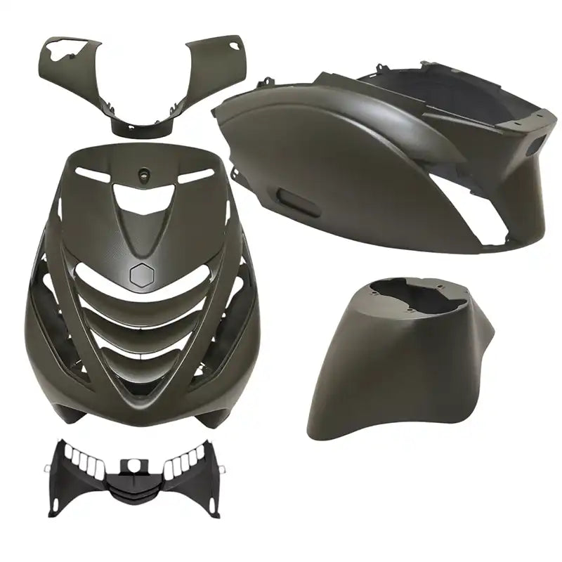 Kappenset – Piaggio Zip – 5-delig - met SP neus – Army Green