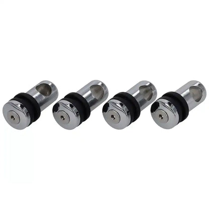 Doppenset Windscherm - Moto Nostra Windschermen - Chrome