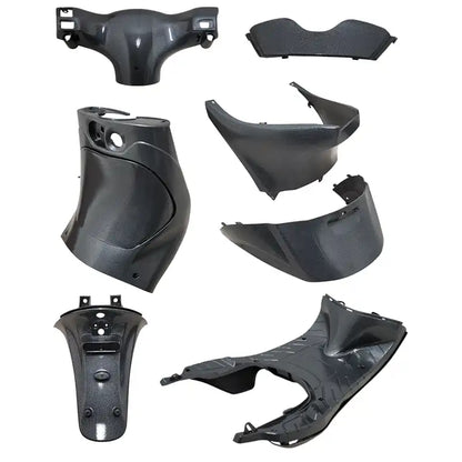 Binnenkappenset Piaggio Zip - 9 delig - Carbon Look