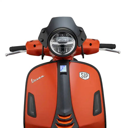 Pordoi - Laag Windscherm - Vespa GTS - 125cc ~ 300cc - 2023 ~ 2024 - met ABE - Zwart
