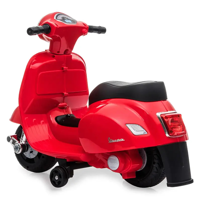Kinder Vespa Elektrisch - 8.4V Li-Ion - Vanaf 18 maanden - Rood