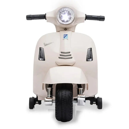 Kinder Vespa Elektrisch - 8.4V Li-Ion - Vanaf 18 maanden - Wit / Creme