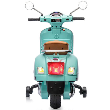 Kinder Vespa GTS Elektrisch - 12V Li-Ion - Vanaf 3 Jaar - Mint Groen
