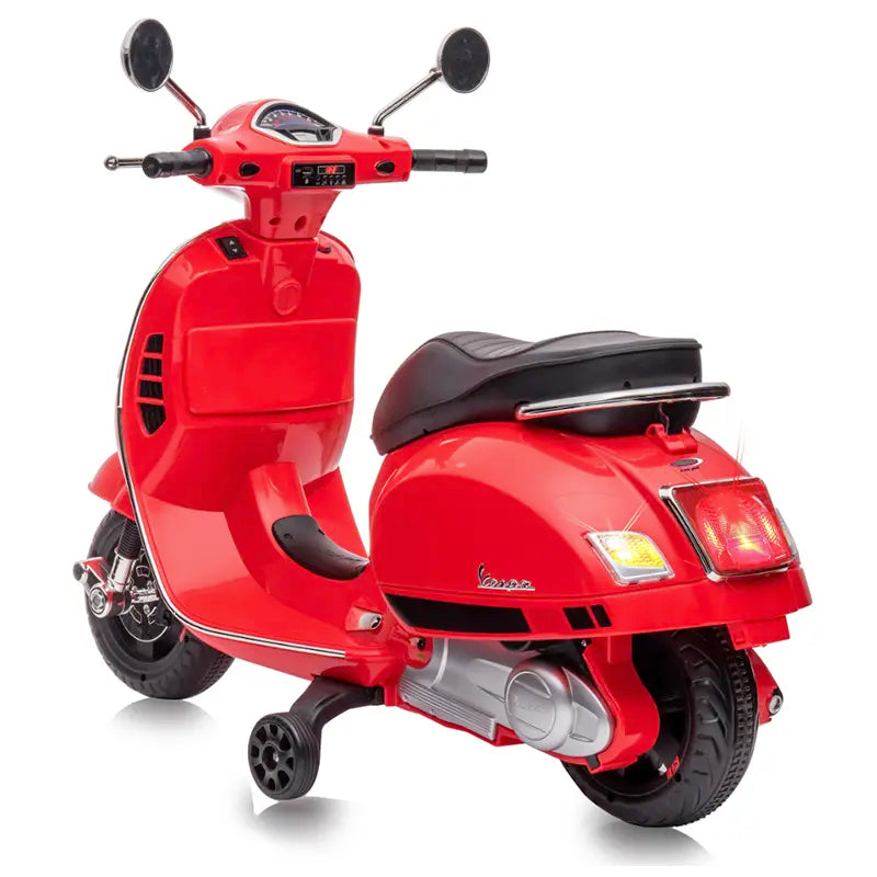 Kinder Vespa GTS Elektrisch - 12V Li-Ion - Vanaf 3 Jaar - Rood