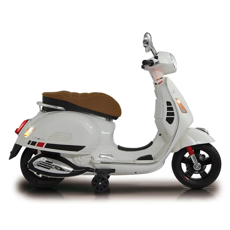 Kinder Vespa GTS Elektrisch - 12V Li-Ion - Vanaf 3 Jaar - Wit