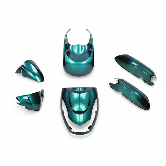 Kappenset - 6 Delig - Peugeot Kisbee - euro-3/4/5 - Glans Cameleon -