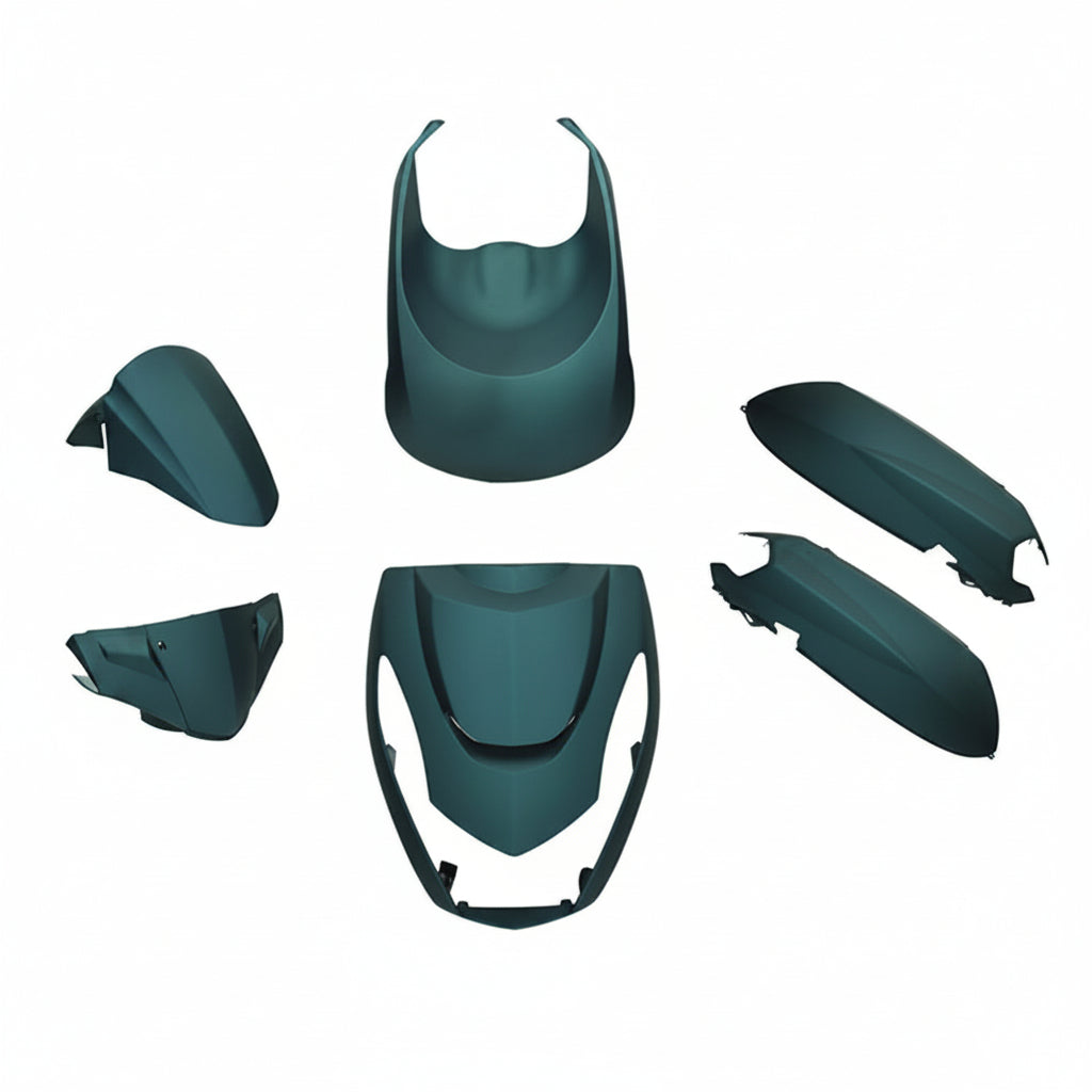 Fairing Kit - 11-Piece - Yamaha Aerox / MBK Nitro - Up to 2013 - Red