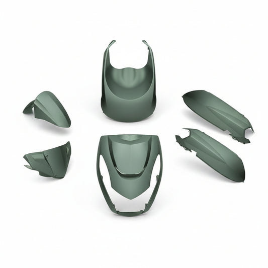 Kappenset - 6 Delig - Peugeot Kisbee - euro-3/4/5 - Mat Grey -