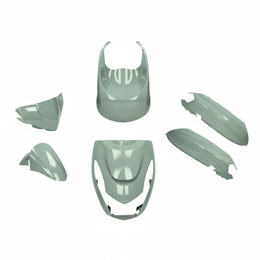 Kappenset - 6 Delig - Peugeot Kisbee - euro-3/4/5 - Nardo Grey -