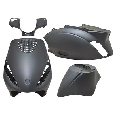 Kappenset – Piaggio Zip – 4-delig - Origineel Model - Mat Grijs Titanium