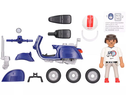 Playmobil - Vespa Sprint Veloce - 80 years of iconic style - Dark Blue - 71622