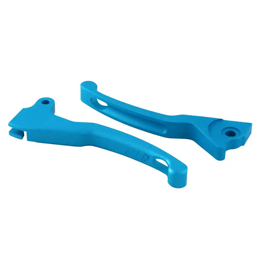 Pordoi SIP - CNC Gefreesde Remhendels - Vespa Sprint / Primavera / LX / S - 4T - 50cc ~ 150cc  - Mat Blauw