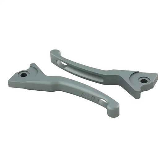Pordoi SIP - CNC Gefreesde Remhendels - Gilera Runner / Vespa GT / GTS / GTV - 125cc ~ 300cc  - Mat Grijs