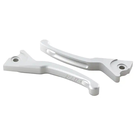 Pordoi SIP - CNC Gefreesde Remhendels - Gilera Runner / Vespa GT / GTS / GTV - 125cc ~ 300cc  - Mat Zilver