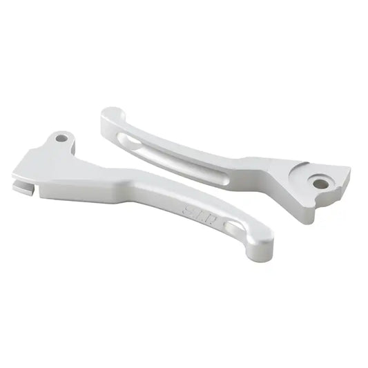Pordoi SIP - CNC Gefreesde Remhendels - Vespa Sprint / Primavera / LX / S - 4T - 50cc ~ 150cc  - Mat Zilver