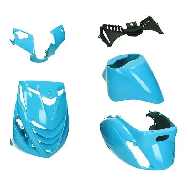 Kappenset – Piaggio Zip – 5-delig - met SP neus – Sky Blue