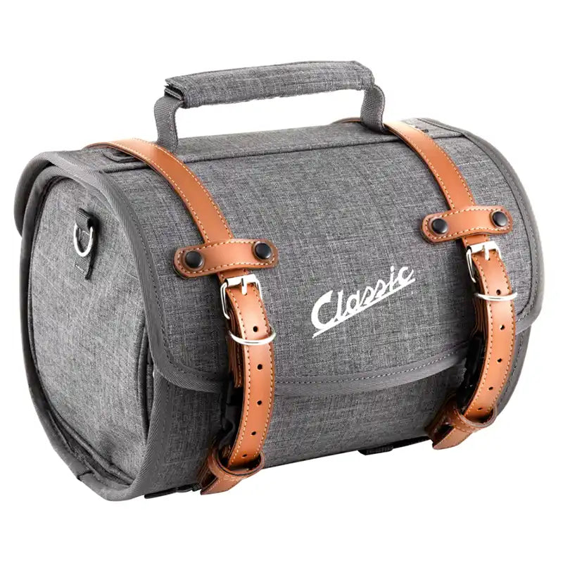 SIP Classic Tas / Koffer Klein – 10 Liter – Voor Bagagedrager – Vintage Look - Grijs