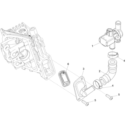 20. Vespa Sprint 50 IGET 4T 3V Euro5 - 45 km/h - 2019-2022 - ZAPCD0101 - Onderdelen SAS Klep