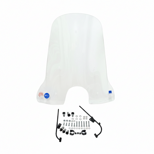 Niedrige, transparente Windschutzscheibe für Vespa Primavera