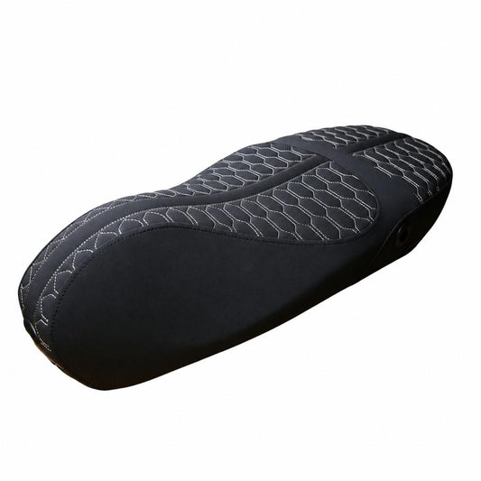 Selle passager - Vespa Sprint / Primavera - 50cc - Alpha Styling - Bleu Urus