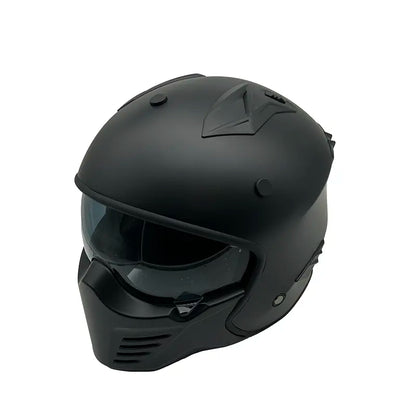 Helm Vito Jet Bruzano - Smoke Vizier - Mat Zwart - Alle maten