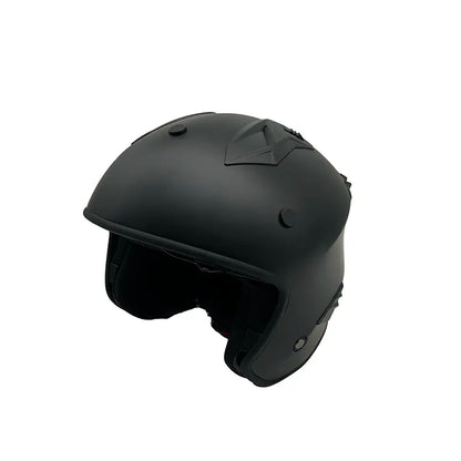 Helm Vito Jet Bruzano - Smoke Vizier - Mat Zwart - Alle maten