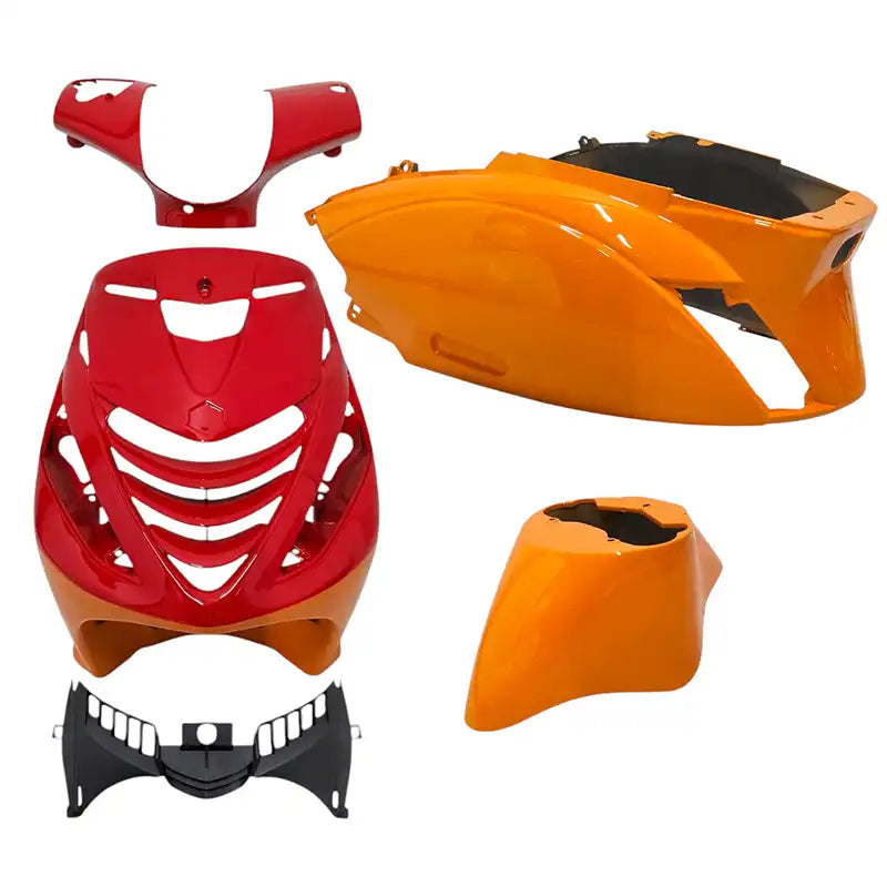 Kappenset – Piaggio Zip – 5-delig - met SP neus – Malossi