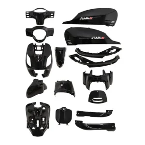 Kappenset - Sym Fiddle 3 - 16-delig - Glans Zwart